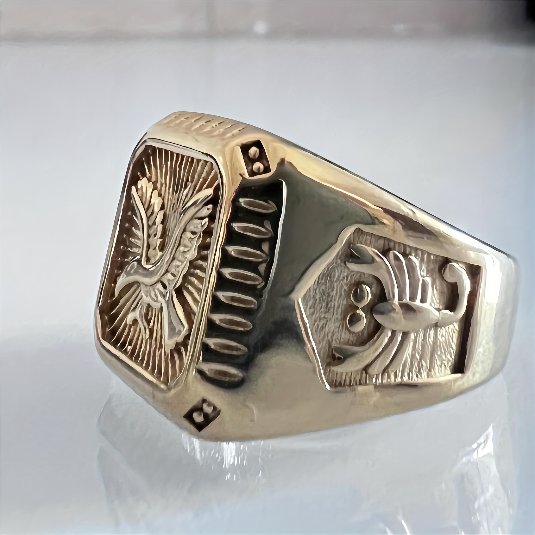 Men's Vintage Eagle Ring Stainless Steel