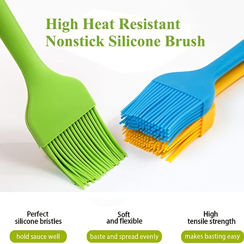 High Heat Silicone Bristle Pastry & Basting Brush