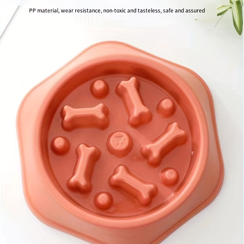 Interactive Slow Feeder Dog Bowl - Bloat Stop Design For Healthy Eating And  Digestion - Temu