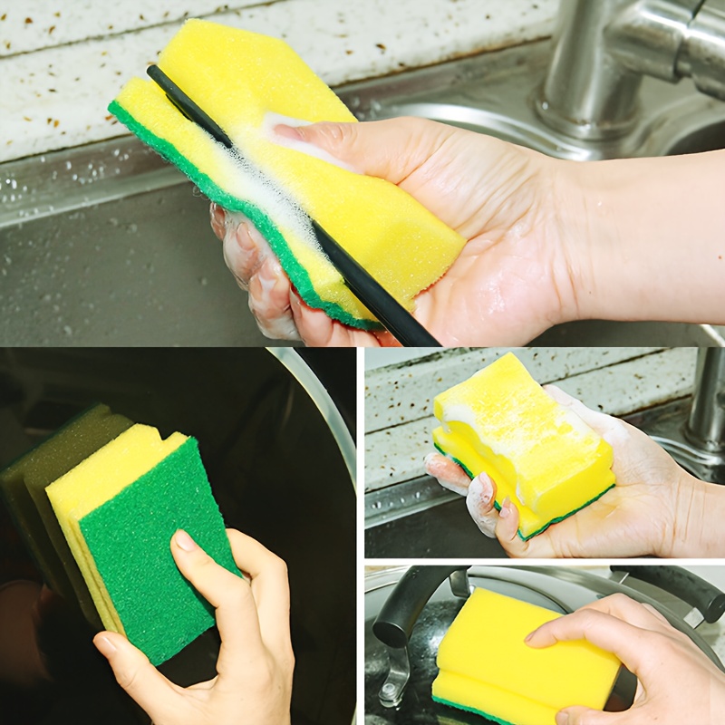 2 Pcs Replaceable Sponge Dish Sponge with Handle PP Shower Cleaning Tools  Tub Scrubber Bathroom – nejlepší produkty v internetovém obchodě Joom Geek