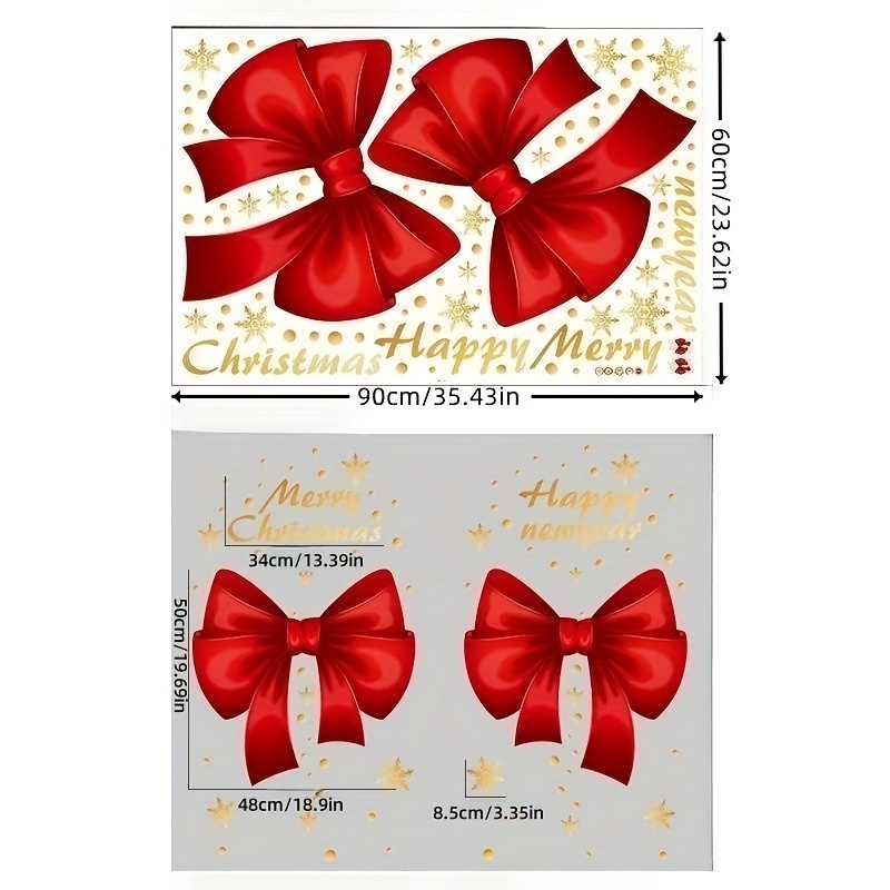 Christmas Bow Stickers