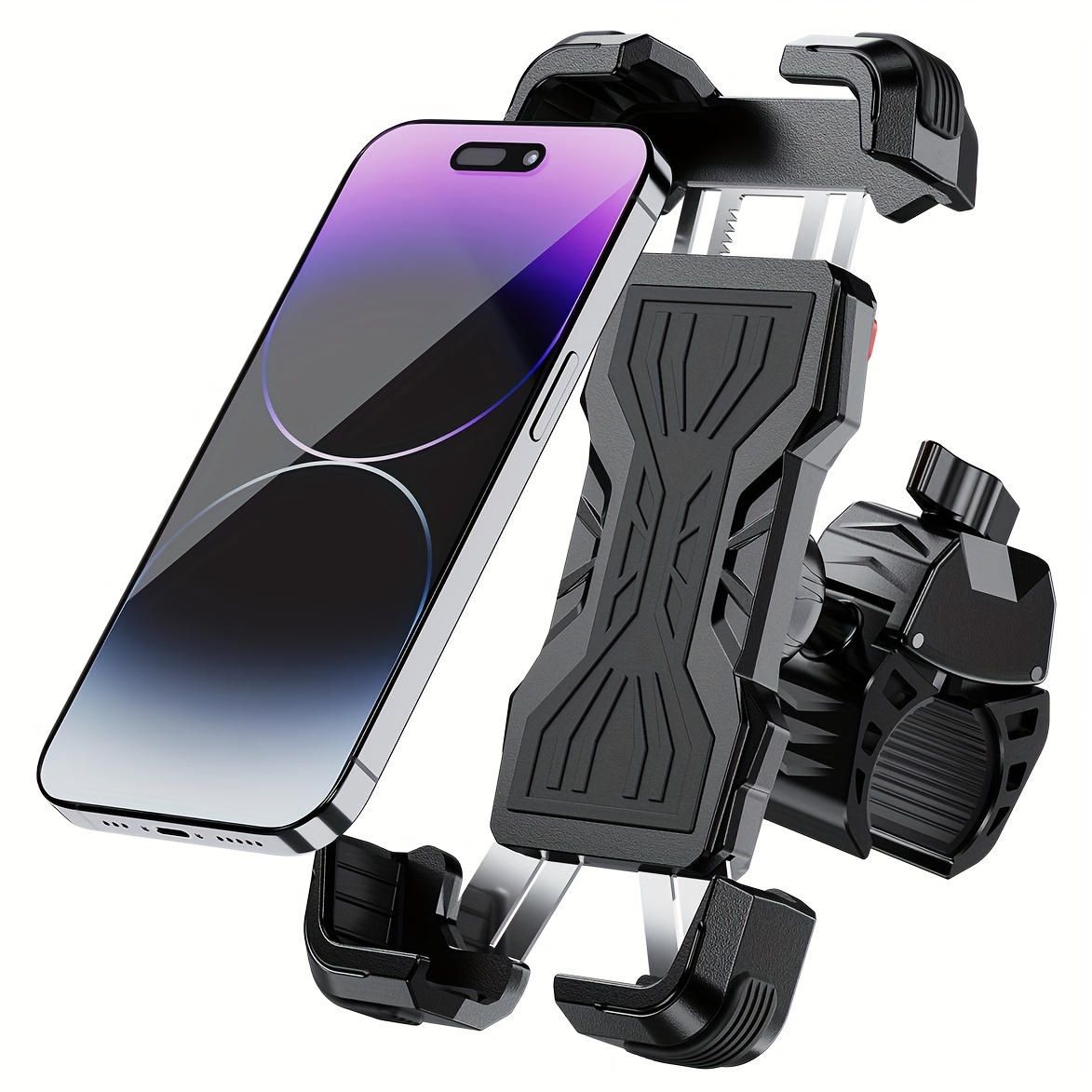 Lamicall Bike Phone Holder, Motorcycle Phone Holder – 360° Handlebar Mount  with Rotation for iPhone 15 14 13 12 11 Pro Max Plus Mini XS XR X 8