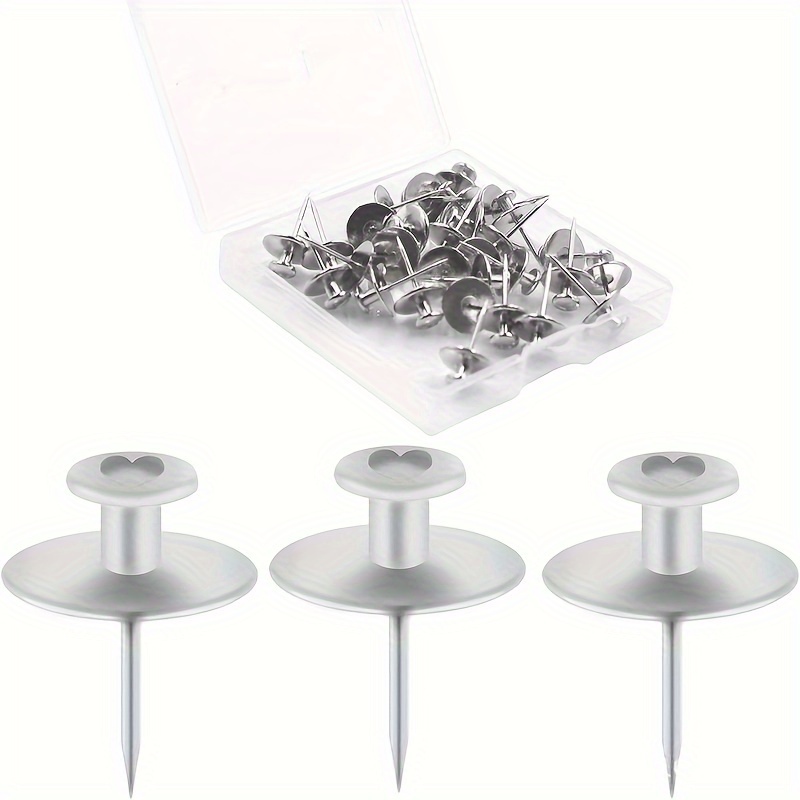 Picture Hangers Hooks Drywall Double Headed Nails Push Pin - Temu United  Kingdom