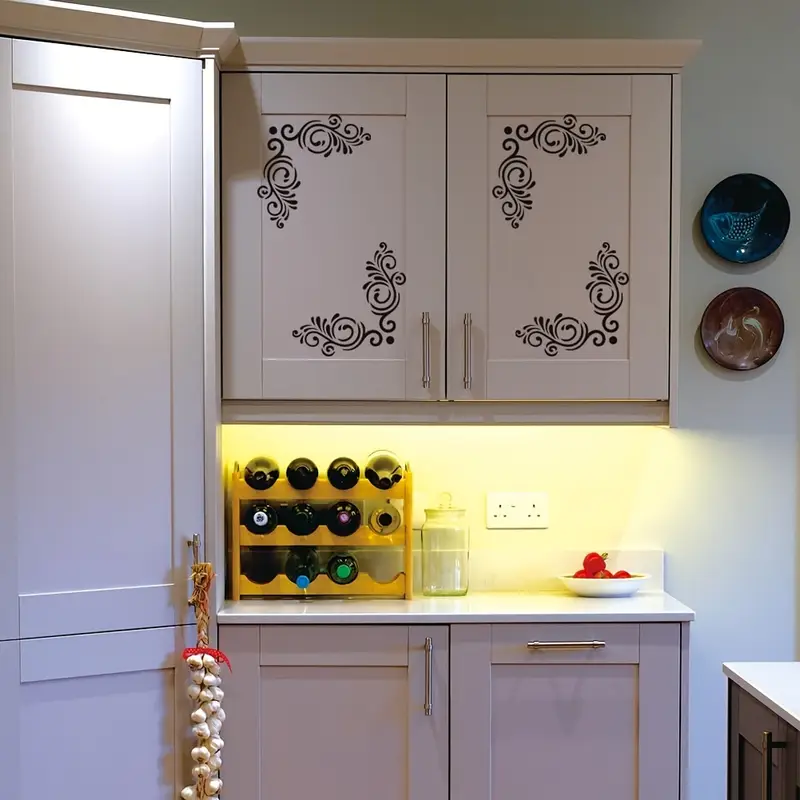 2 Stencil Serigrafia Con Motivi Naturali - Riutilizzabili Per Legno, Tessuto, Vetro - Foto 2