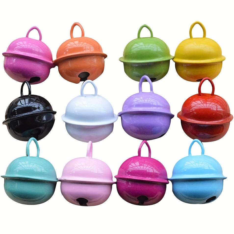 Christmas Jingle Bells Craft Bells Multicolor Christmas - Temu