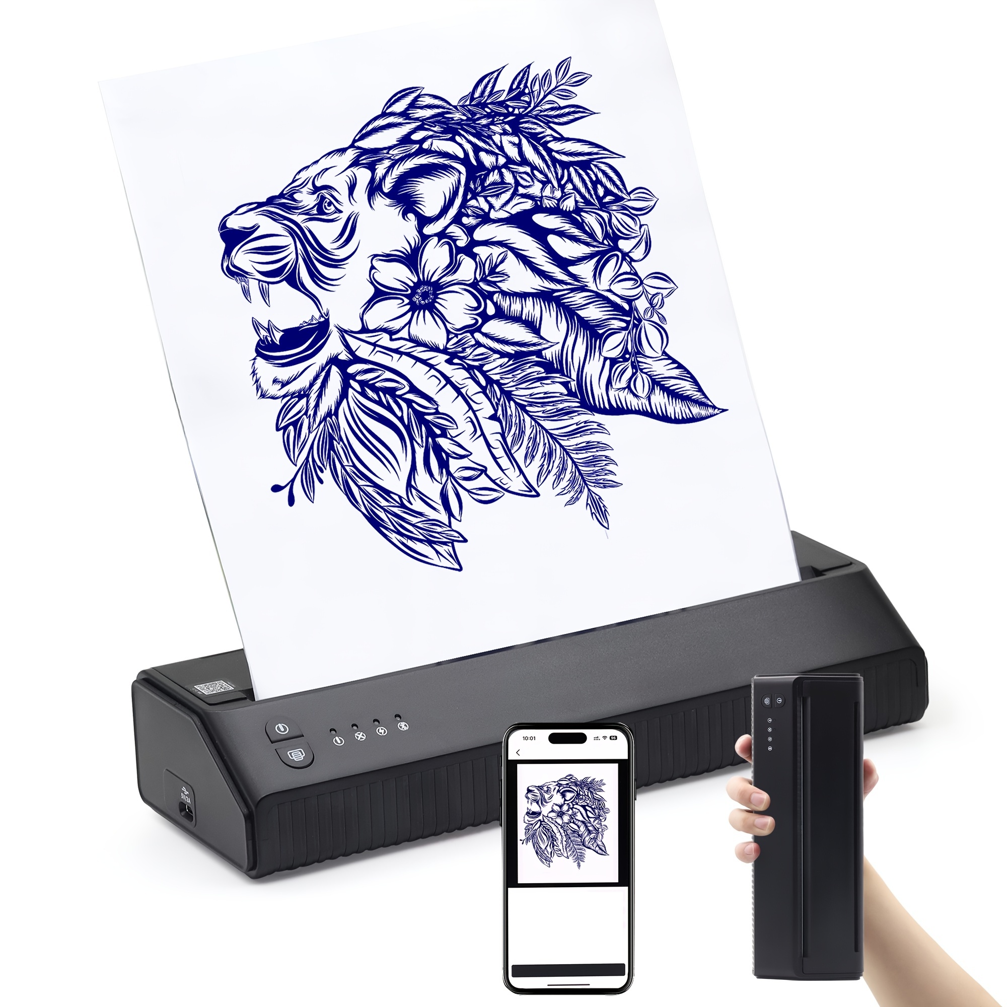 Cordless Tattoo Stencil Printer Rechargeable Tattoo Printer - Temu