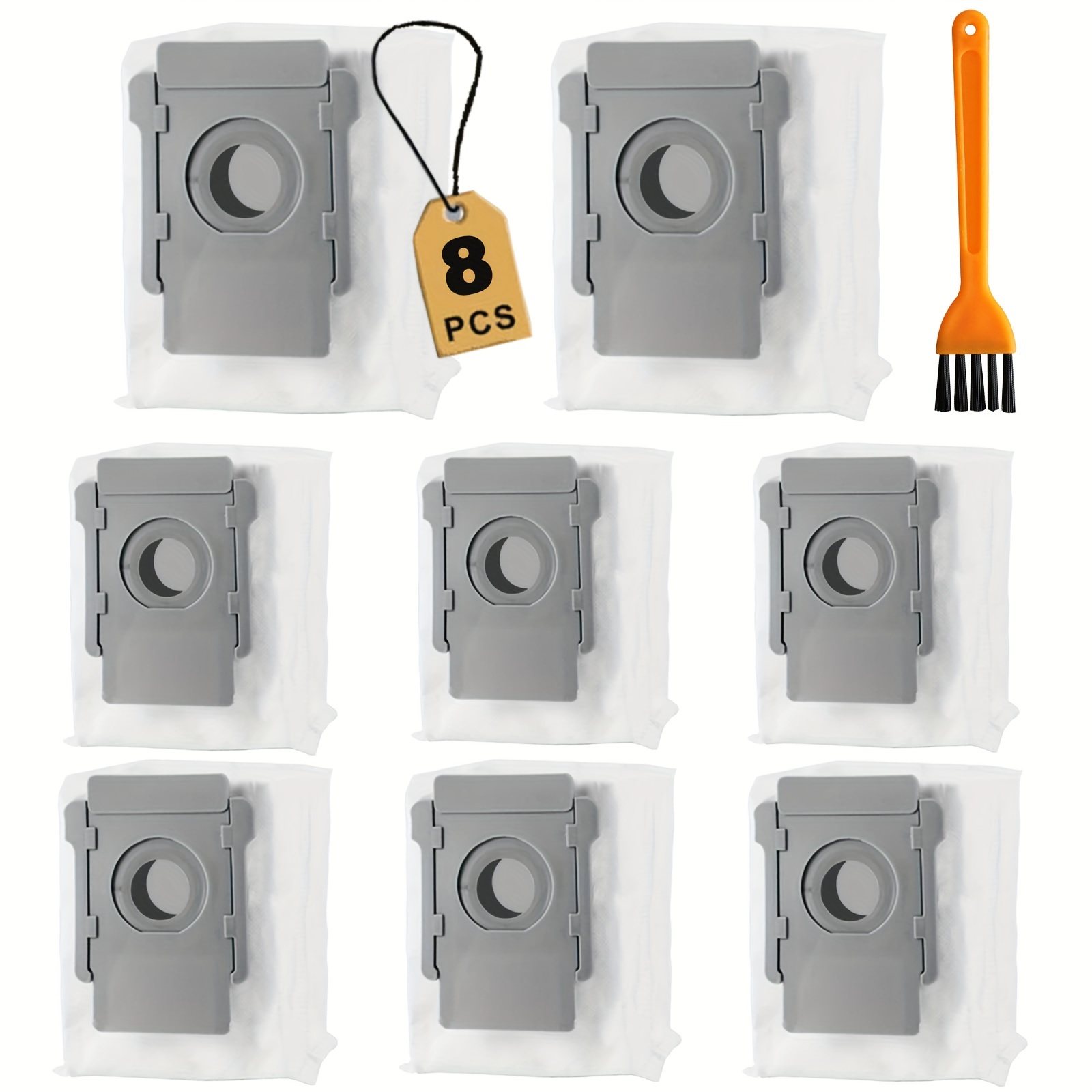12 Packs Vacuum Bags for iRobot Roomba i3, i3+, i4, i4+, i6, i6+ i7, i7+,  i7Plus, i8, i8+, j7, j7+, s9, s9+, s9Plus, i and s Series Clean Base