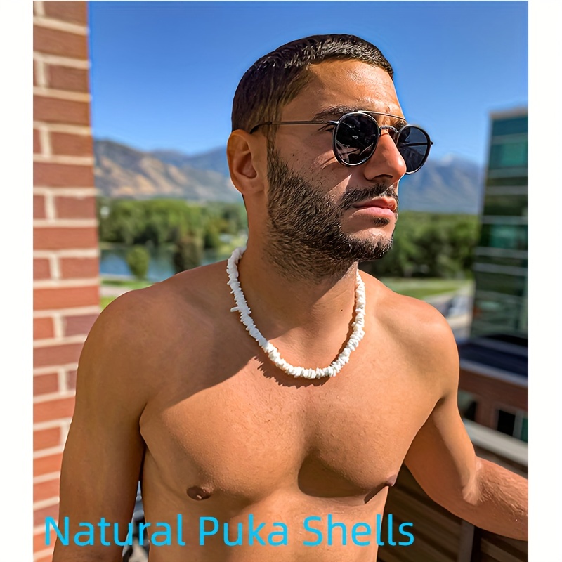 Hawaiian Puka Shell Necklace, Beachy Style