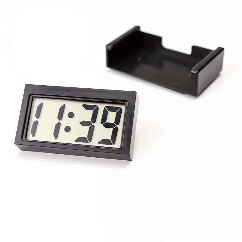 Autres Articles Divers Ménagers Montre Électronique De Voiture Horloge  Numérique Mini Alarme Grand Écran Du 1,56 €