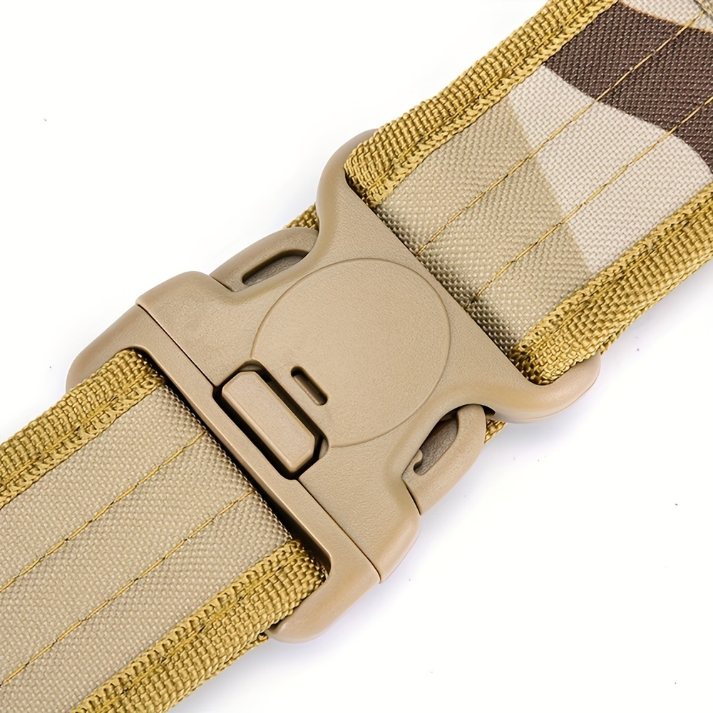 Cinturón Lona Exteriores Hombre 2 Pulgadas Ancho Hebilla Plástico, Cinturón  Táctico Militar Trabajo - Joyería Accesorios - Temu
