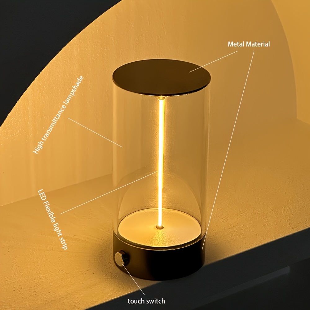 New Magnetic Lamp With Three Levels Of Brightness Led - Temu