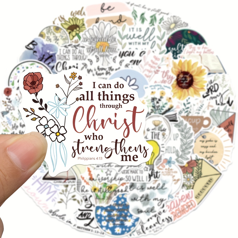 Pegatina Vinilo Coche Frase En Inglés with God All Things - Temu