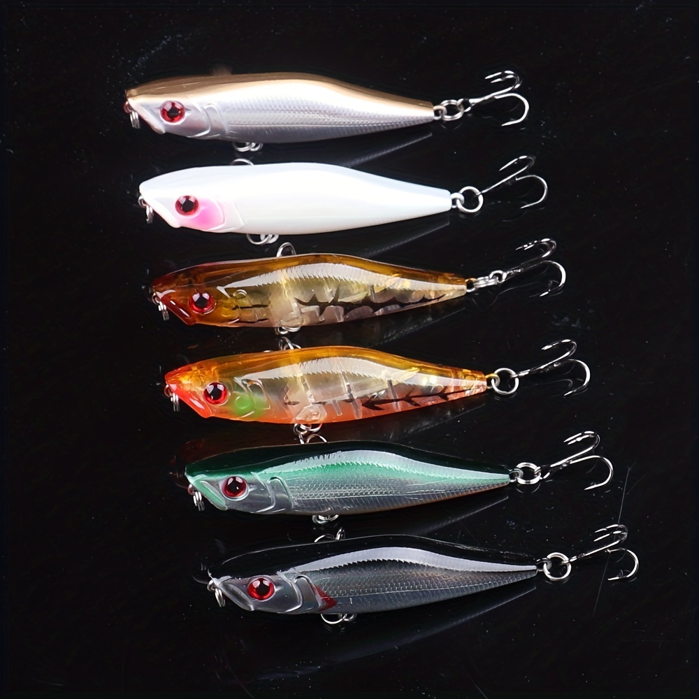 Mini Topwater Floating Popper Lure Lightweight Plastic - Temu