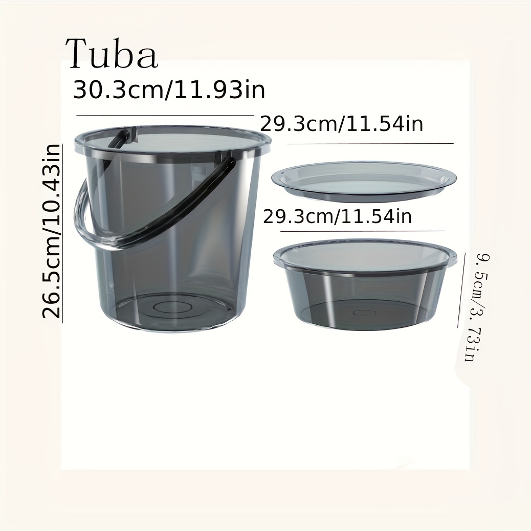 Bathroom Wastebasket Garbage Bucket Water Bucket Household - Temu United  Arab Emirates