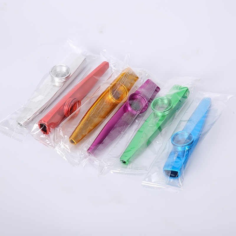 Portable Metal Kazoo Mouth Organ Mouth Flute Children Musical Party  Instruments