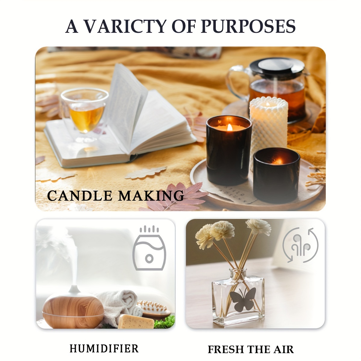 Use Essential Oils Candle Making  Set Essential Oils Diffuser - 6
