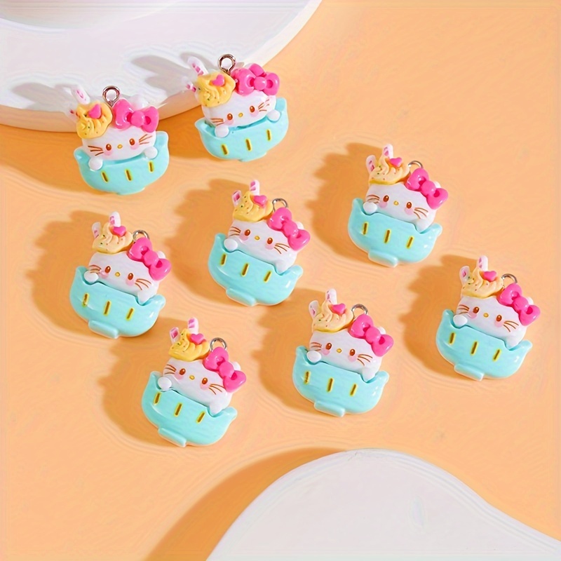 Hello Kitty Kuromi Melody Charms Diy Cartoon Anime 3d - Temu