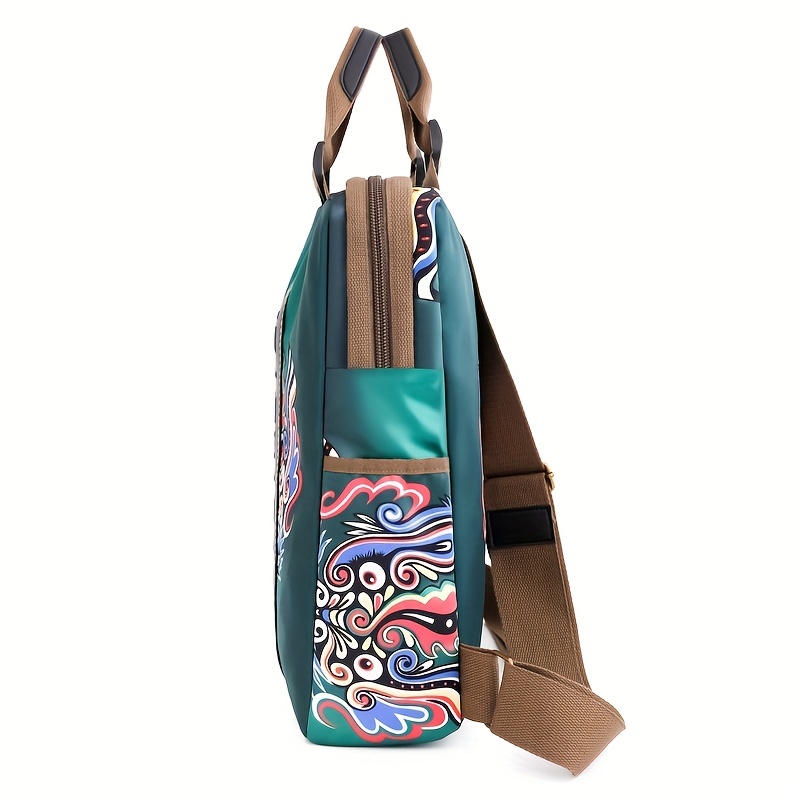  Kteubro Flower Print Nylon Backpack, Large Capacity Laptop Bag  With Adjustable Strap For Work & Travel : Electronics
