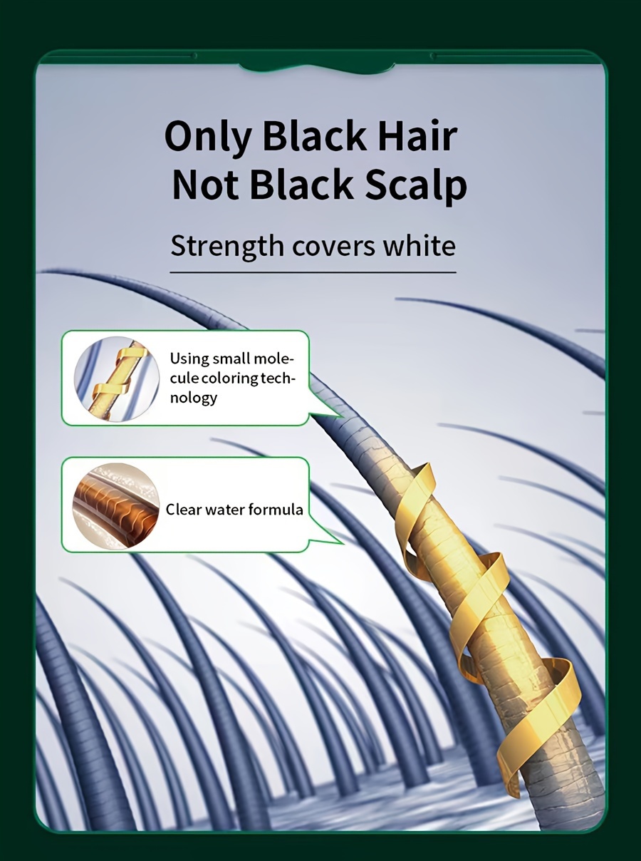 Black Dye Shampoo 3 in 1 Moisturizing Repairing Hair Dye - Temu United Arab  Emirates