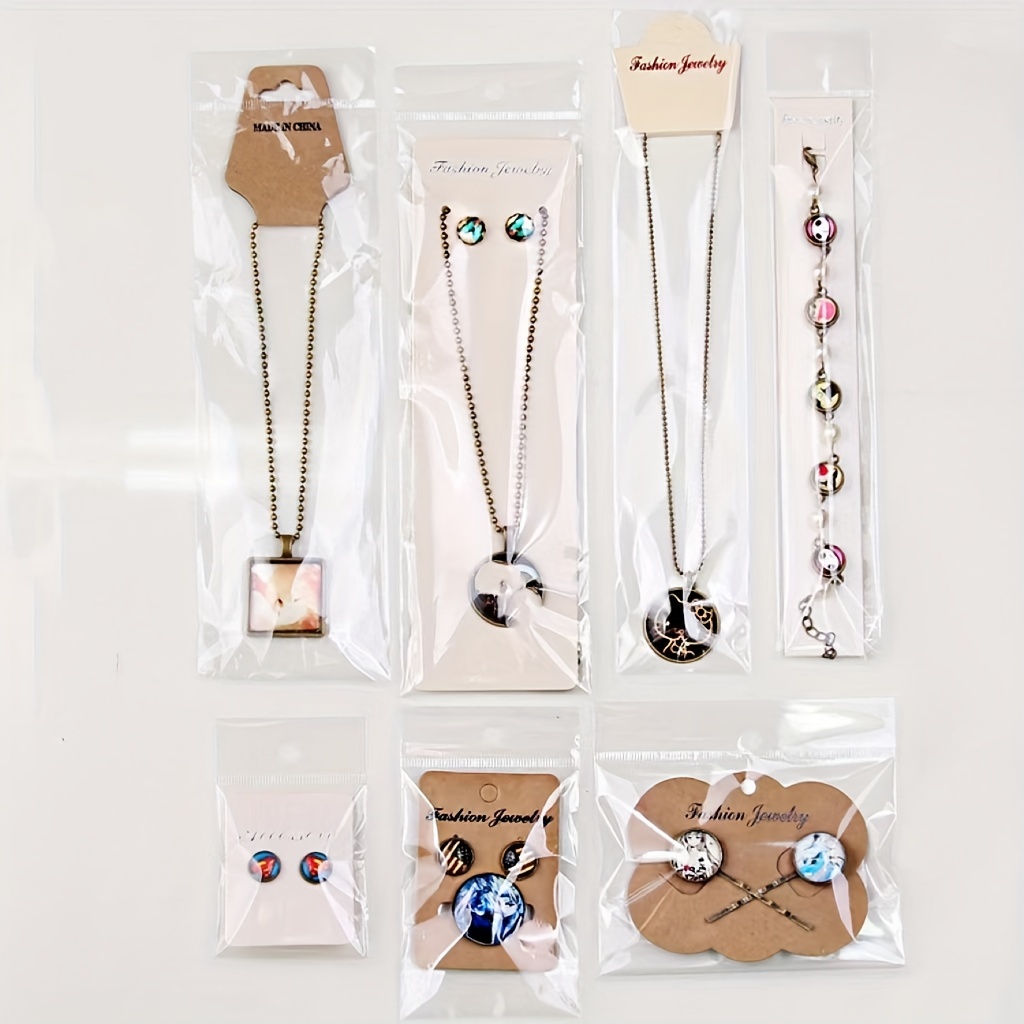 Jewelry Necklace Bracelet Earrings Card Paper Packaging - Temu