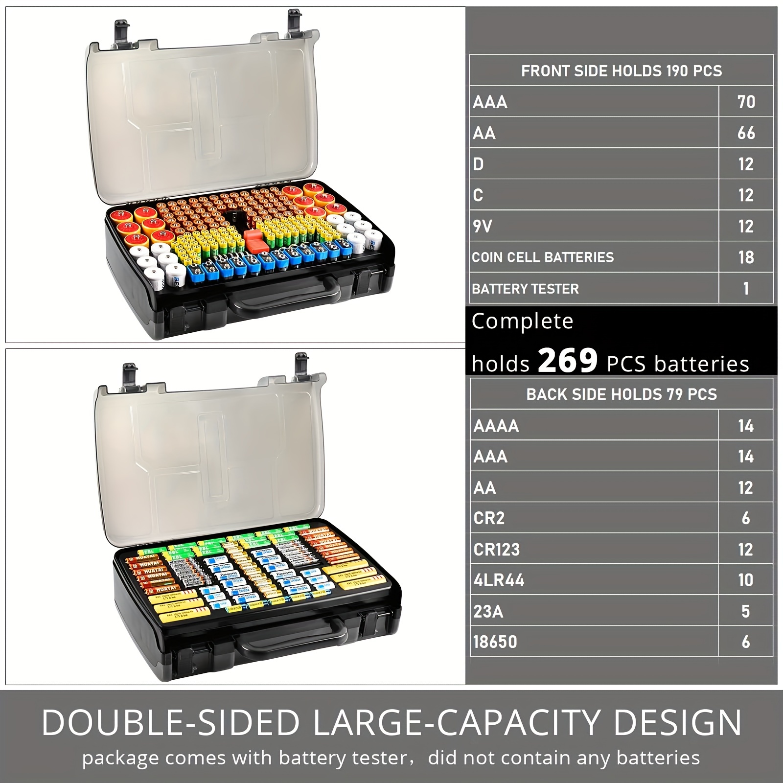 Energizer Battery Organizer Cabinet-BC-150E