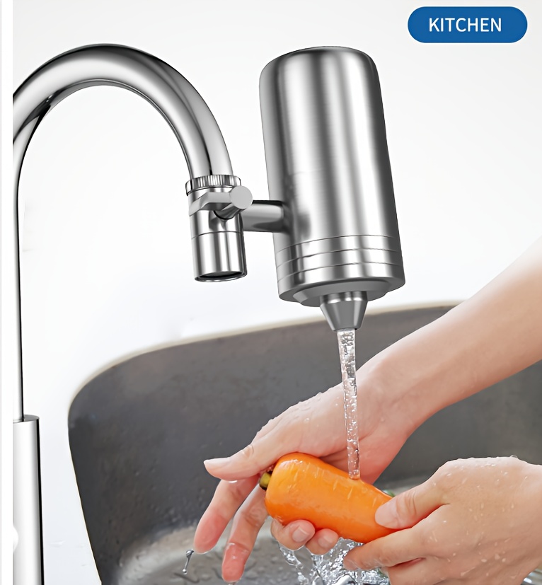H2O Taps - Wasserfilter für den Wasserhahn - Wasserhahn - Edelstahl 304  Trinkwasserfilter - Wasserfilter Wasserhahn Elegantes Design - Hohe  Qualität - Wasserhahnfilter für Trinkwasser 