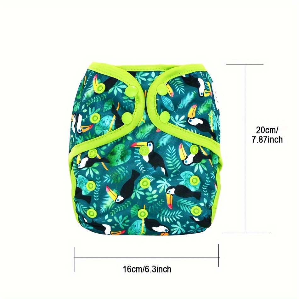   cloth diaper cover nappy diaper waterproof breathable adjustable snap closure baby diapers details 1