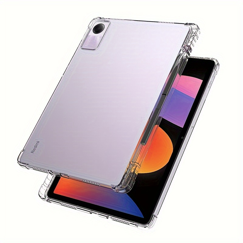 Slim Case Compatible with Xiaomi Redmi Pad SE 11inch 2023 Case with Clear  Transparent Back and TPU Shockproof Frame Cover,Support Auto