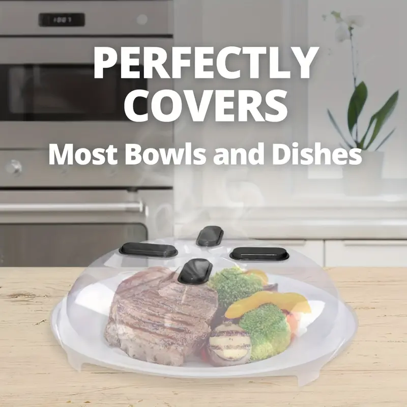 Magnetic Microwave Cover For Food Microwave Splatter Cover - Temu
