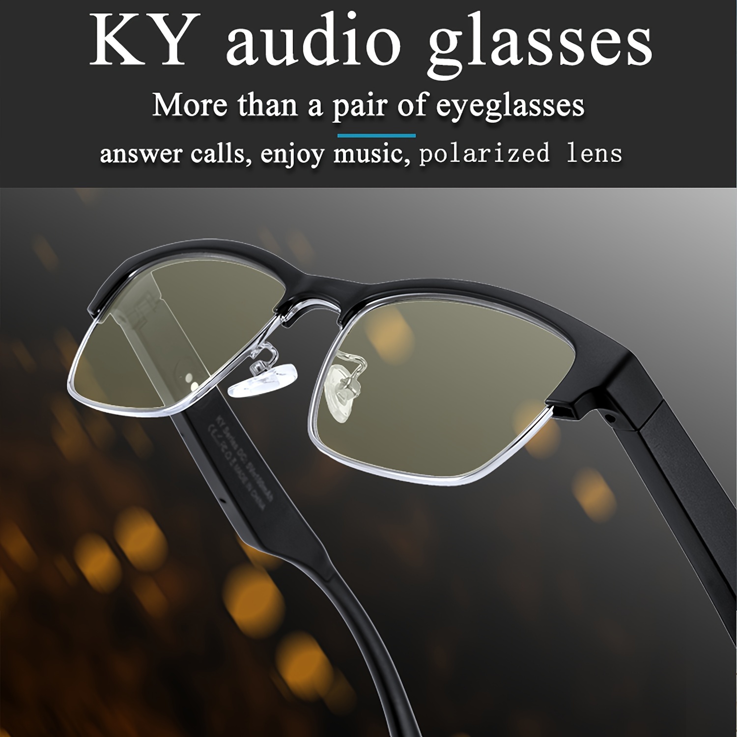 Gafas discount con altavoces