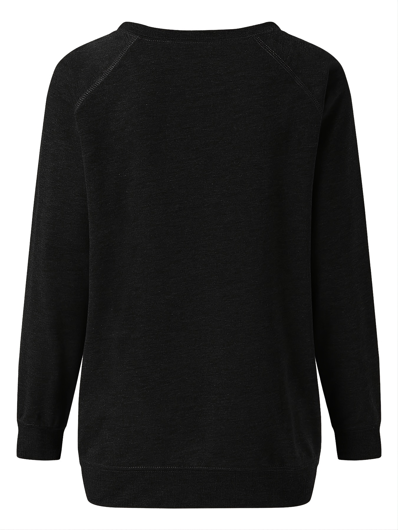Aifer Blouses for Women Fashion 2023,Plus Size Black V Neck Long Sleeve