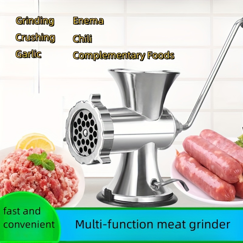 Manual Meat Grinder Kitchen Hand-crank Meat Grinder Household Small Meat  Grinder Stuffing Machine Vegetable Grinder