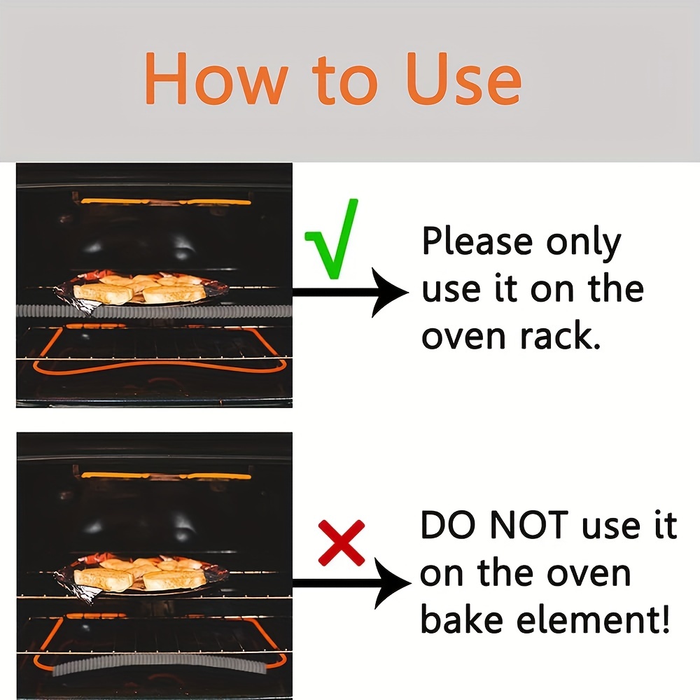 Protectores para horno – Paquete de 4 cubiertas de silicona resistentes al  calor para horno de 14 pulgadas de largo, protector de borde para estante