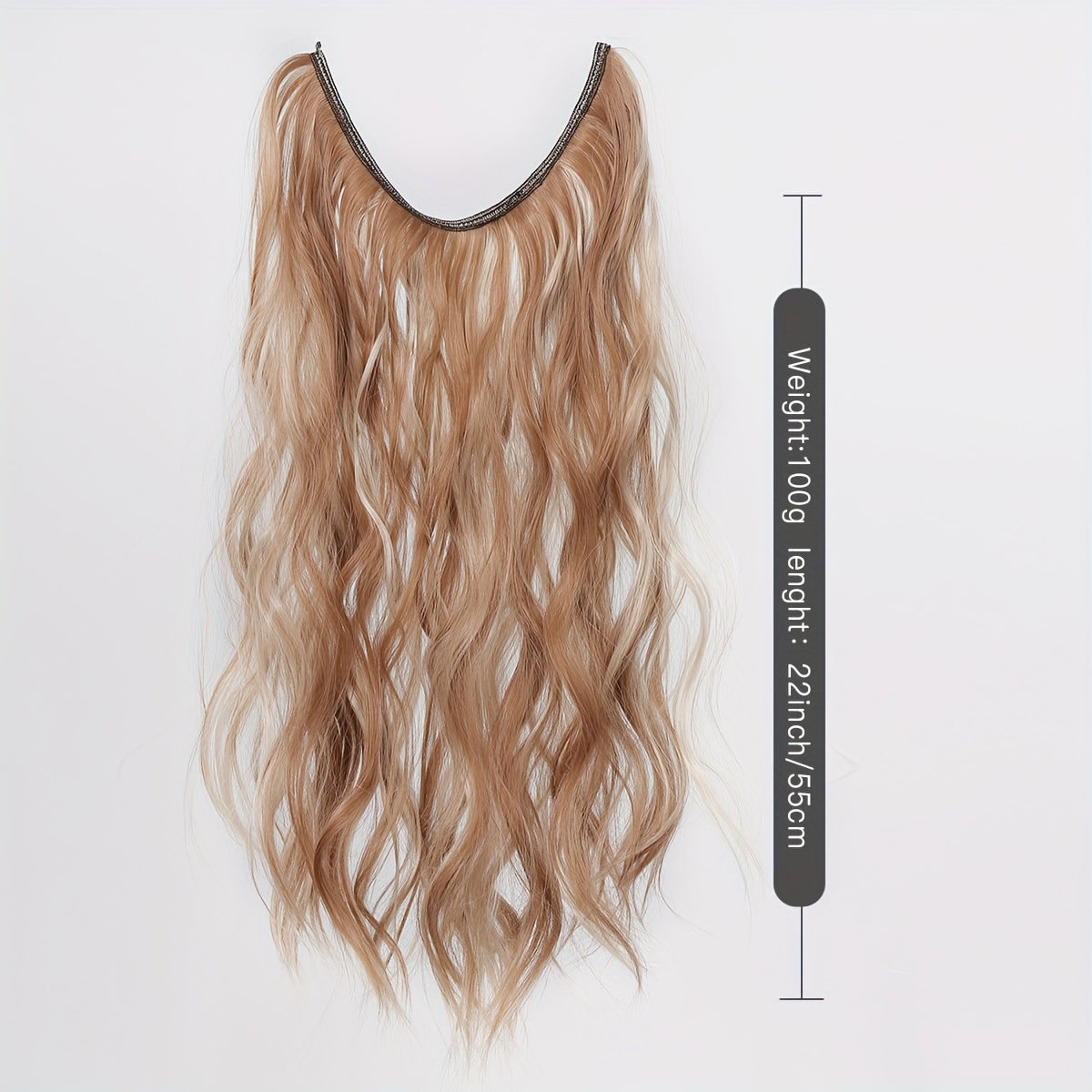 Gradient Hair Extensions Highlights Hair Piece Wig Water Temu