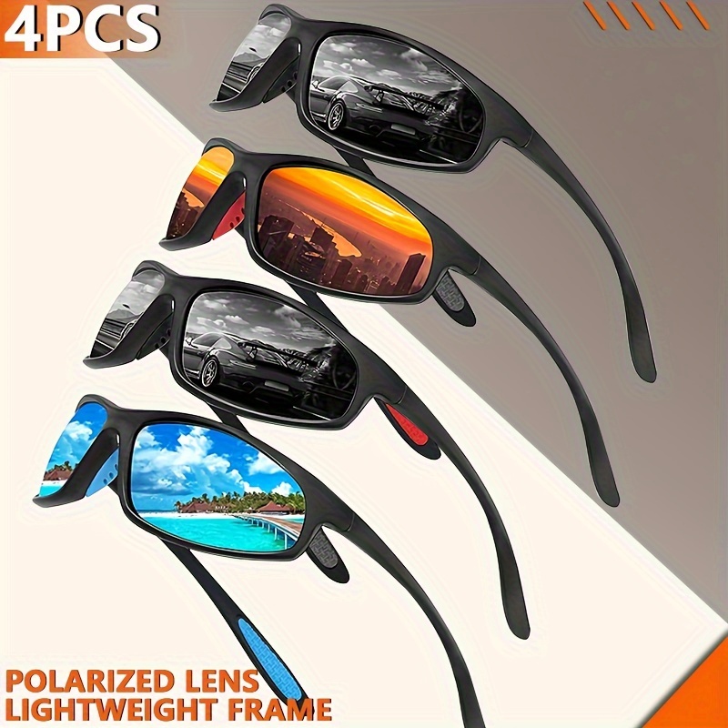 Mens Fashion Casual Sports Professional Uv 400 Polarized Glasses