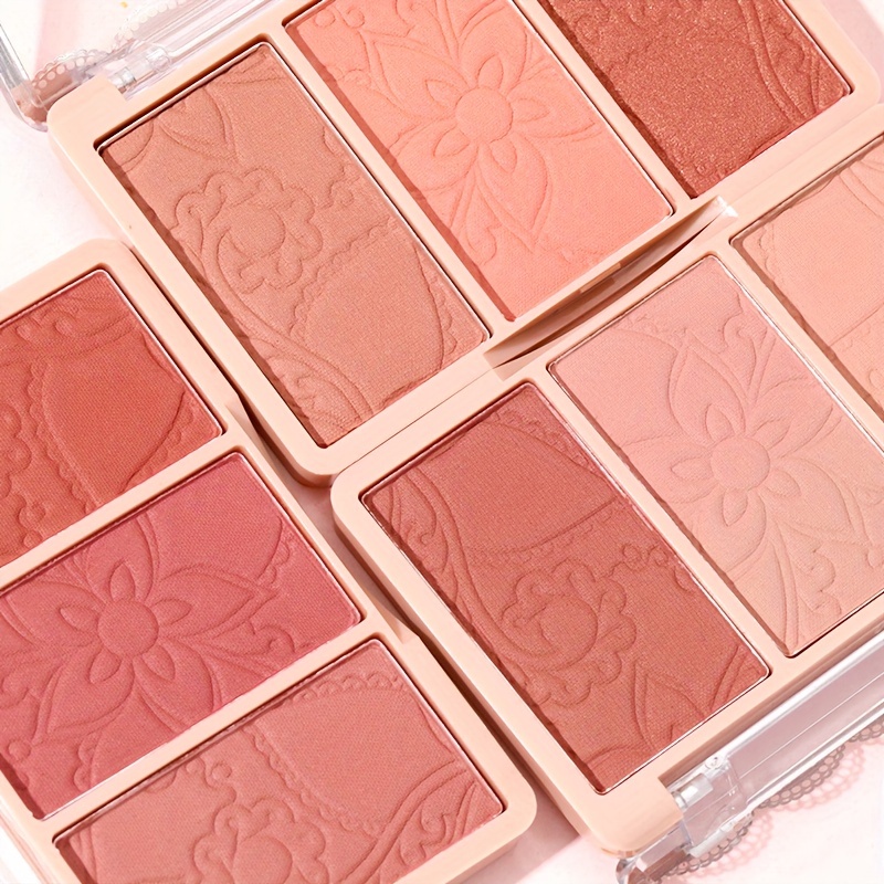 Natural Nude Tone Blush Palette for Brightening
