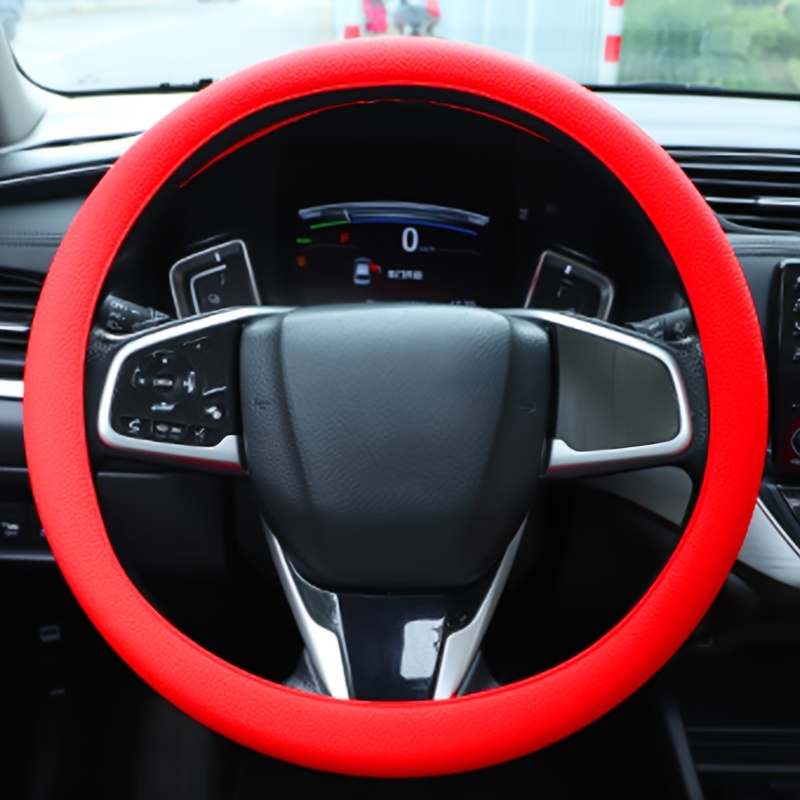Cubre volante silicona rojo para tu coche al mejor precio