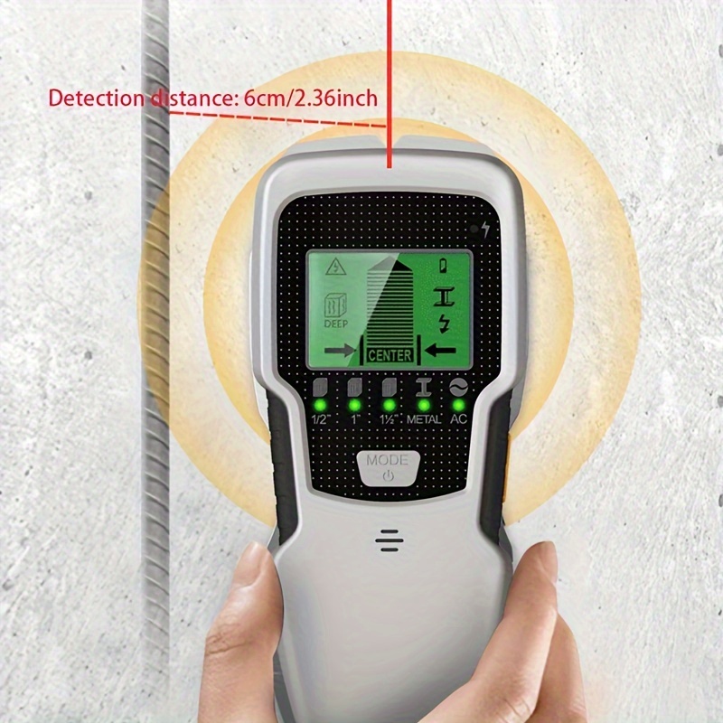 Detector de Metales Digital 5 en 1, instrumento profesional, escáner de  pared multifunción, CA, buscador de pernos de pared de madera, detección de  cobre, escáneres de pared – Los mejores productos en