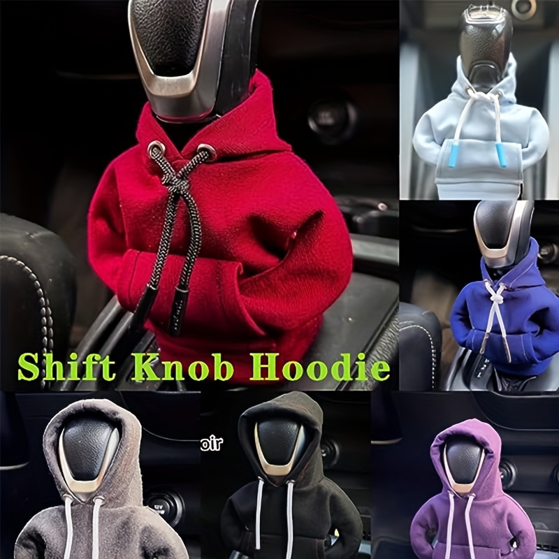 Shifter Knob Hoodie Cover Creative Car Gear Handle Cover - Temu
