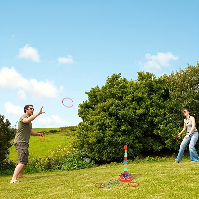 Fun And Engaging Plastic Toss Rings Perfect For Carnival - Temu