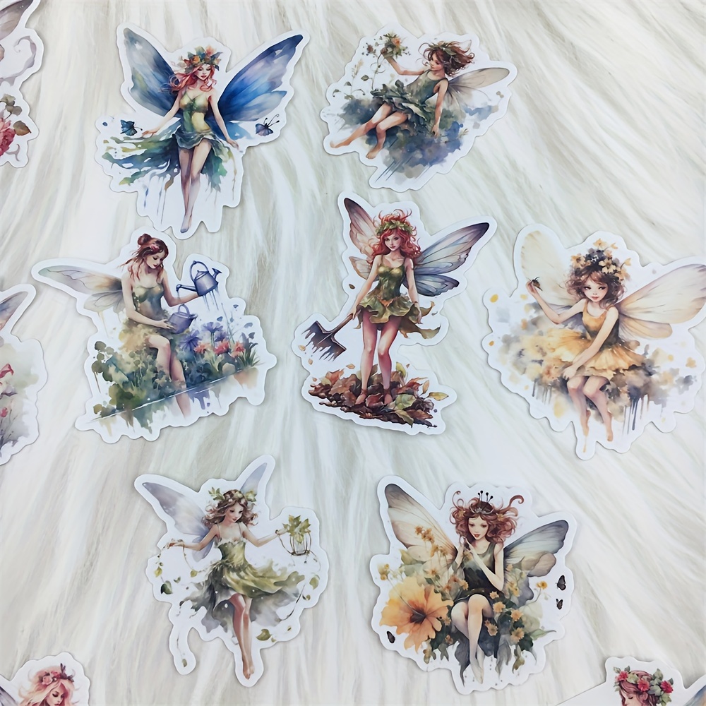 8 Mystical Printable Stickers, Wildflower Sticker Bundle By ArtFM