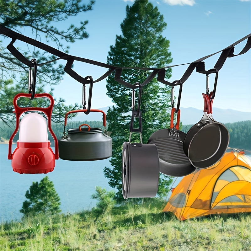 Accesorios de camping, correa de almacenamiento para camping, con