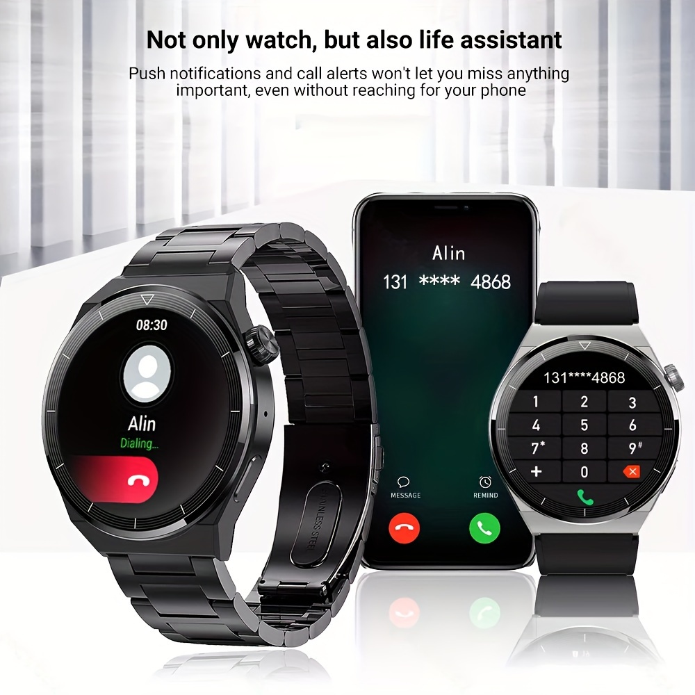 Acheter Montre connectée NFC pour hommes, écran HD AMOLED