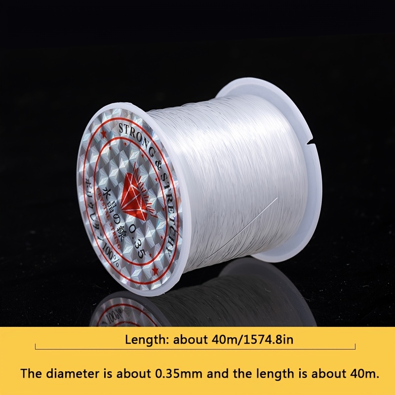 1181.1inch/ String, 0.3/0.4/0.5/0.6/0.7mm Diameter Inelastic Transparent  Nylon Fishing Line For DIY Crafting Accessory Making Supplies