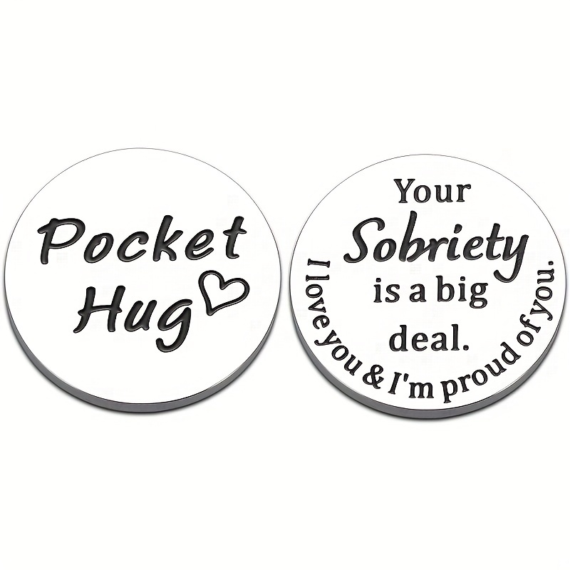  Inspirational Gifts Pocket Hug Token Sobriety Gifts for Women  Cancer Patients Must Have Gifts Cancer Survivor Gift for Women Recovery  Celebrate Sympathy Gifts Christmas Birthday Gifts Double-Sided : Health &  Household