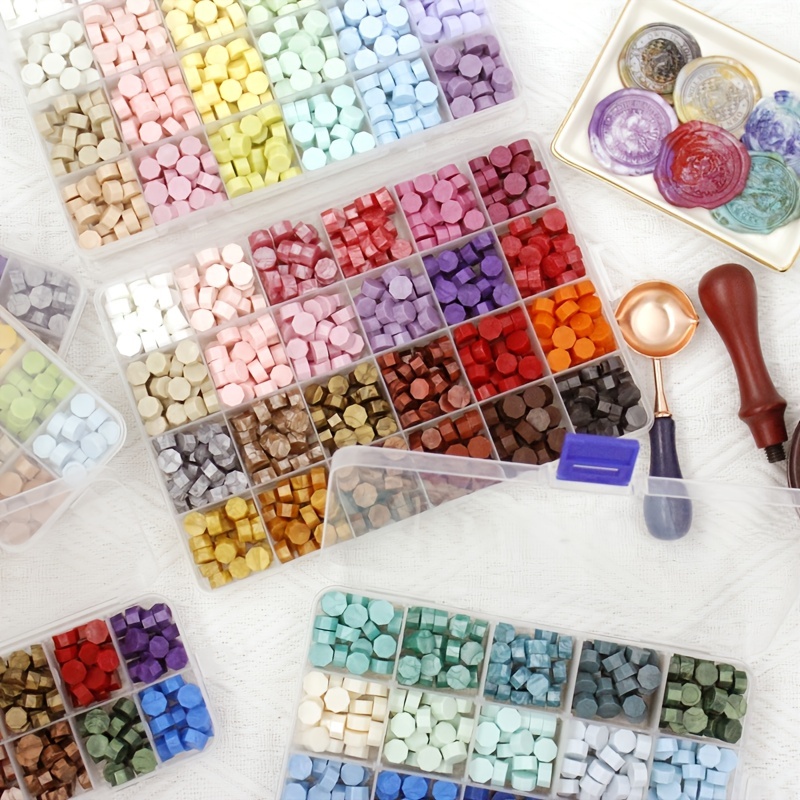 Wax Seal Beads Kit Wax Stamp Beads In Sealing Wax Kit For - Temu