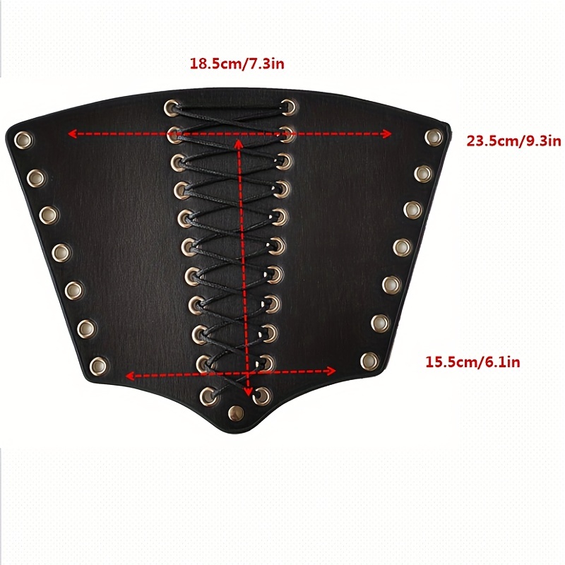 Punk Style PU Leather Wristbands Medieval Armbands Cuffs