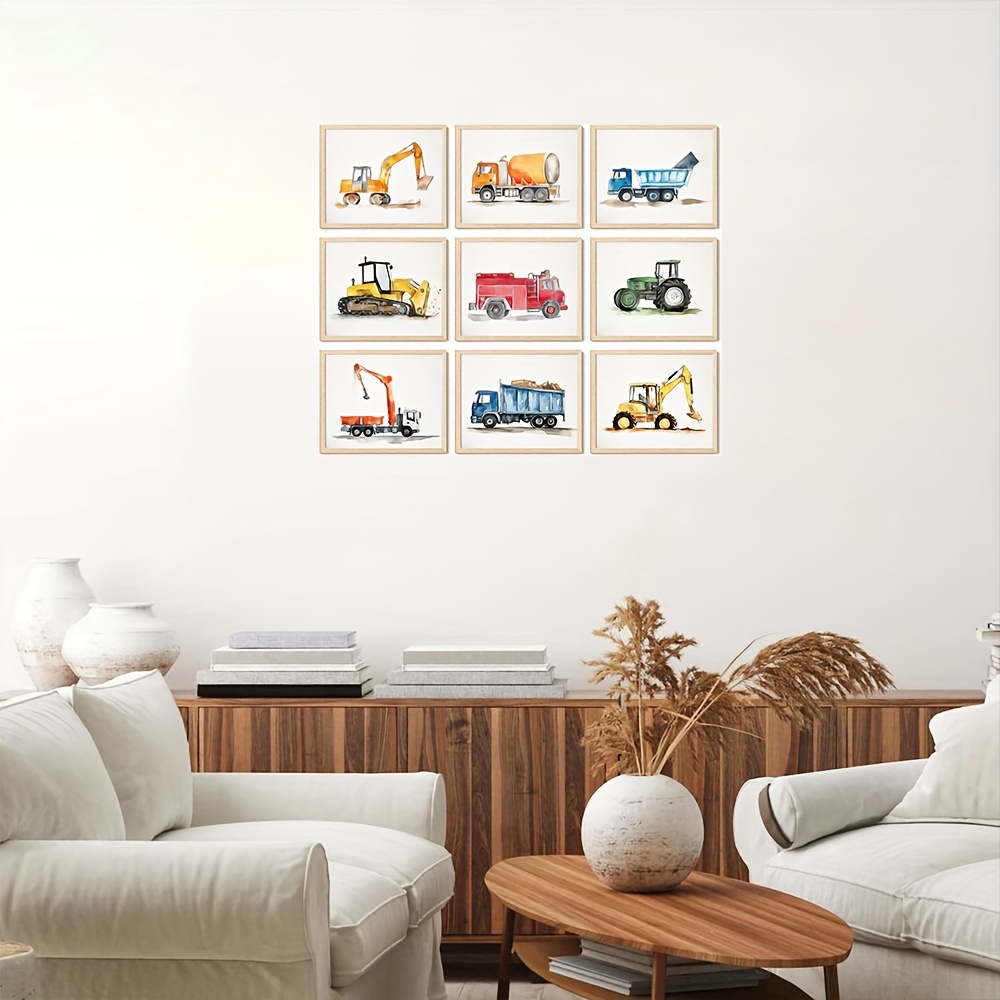 Construction Nursery, Transport & Vehicle Wall Art