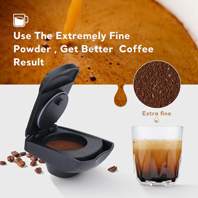 Dolce Gusto Capsule Holder Adapter for Dolce Gusto Coffee Powder Holder DIY Taste Espresso Maker 1*adapter
