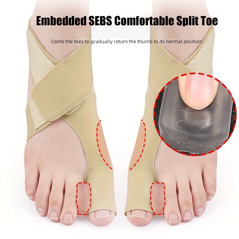 EASYFEET New 2023 Correct Toes Toe Separators - Bunion Corrector for Men  and Women - Hammer Toe Straightener Bunion Relief Toe Splint Toe Protectors  Big Toe Straightener Black